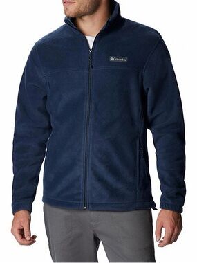 Columbia Men's Navy Full-Zip Fleece Jacket
